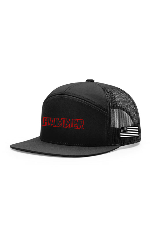 Hammer 7-Panel Flatbill Cap